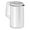 Electric kettle MPM 1.7 L 2200 W stainless steel housing, buttons, adjustable thermostat, safety lock
