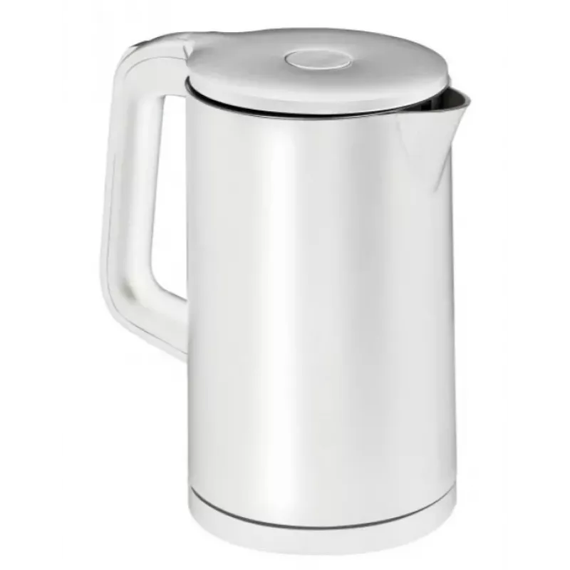 Electric kettle MPM 1.7 L 2200 W stainless steel housing, buttons, adjustable thermostat, safety lock
