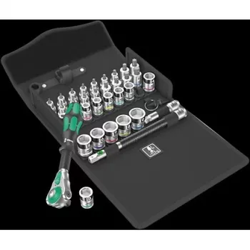 Wera 05003536001 8100 SB All-in Zyklop Speed ratchet set, 3/8 inch, 35 pcs