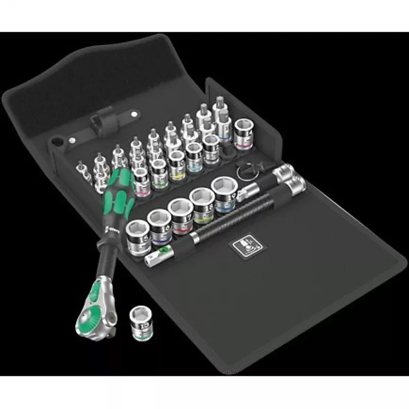 Wera 05003536001 8100 SB All-in Zyklop Speed ratchet set, 3/8 inch, 35 pcs