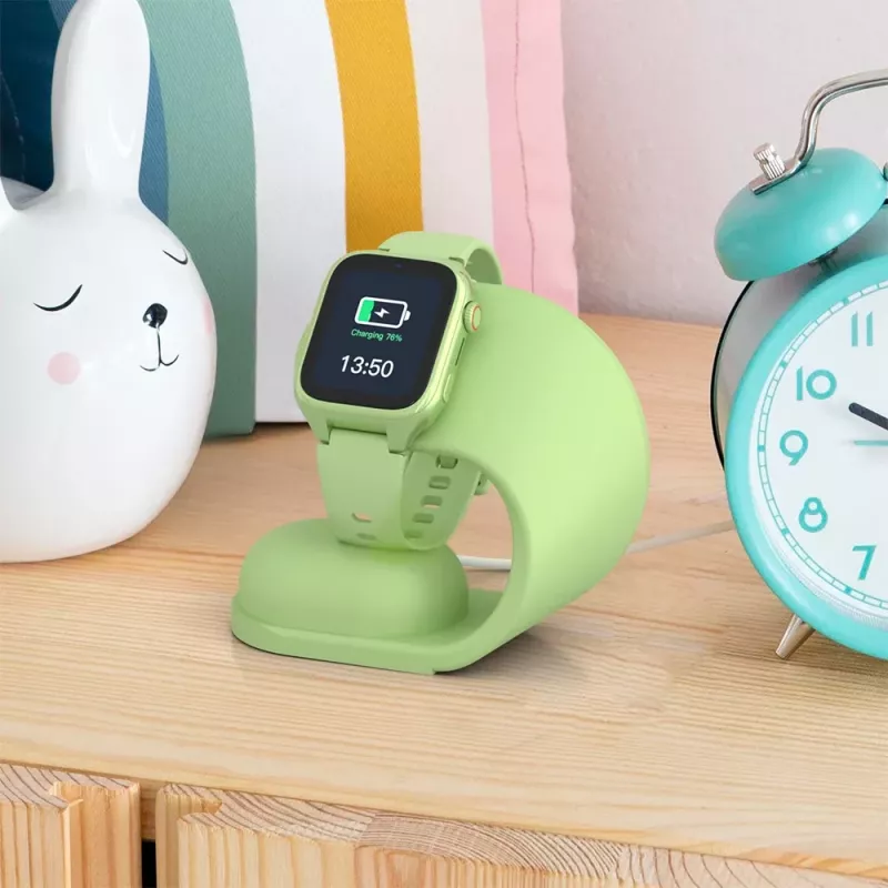 Charging stand Stelio ST-CHS01-PCH Junior pistachio – charging stand for portable devices