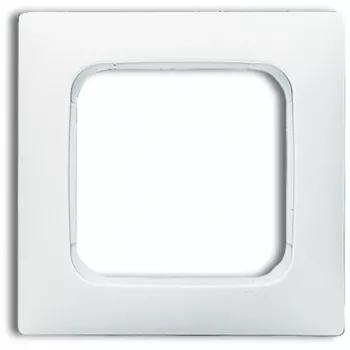 Wall plate / switch cover Busch-Jaeger 1725-0-1494 — White, screwless, 81×81 mm, 11 mm thick