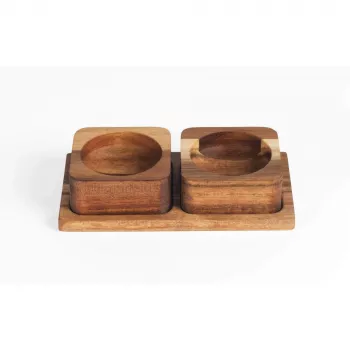 Salt and pepper mill set Salter Toronto BW127821EU7 — manual ceramic grinders, compact pinch-pot design