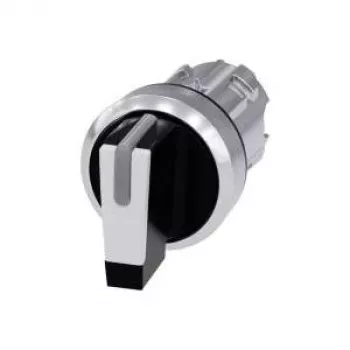 Siemens 3SU1052-2BM60-0AA0 electrical actuator Black, Metallic