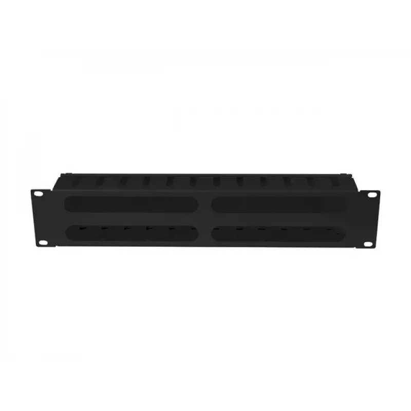 Rack-mount 19 inch 2U Cable Organizer LANBERG AK-1705-B, black