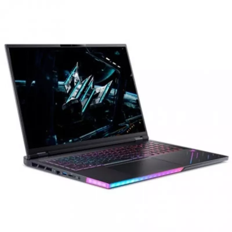 Acer Predator Helios 18 AI PH18-73-97HV gaming laptop 18" WQXGA Mini LED, Intel Core Ultra 9 275HX, 32 GB RAM, 2x 1 TB SSD, GeForce RTX 5080, Windows 11, Black