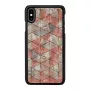 Protective smartphone case iKins for iPhone XS Max — diamond pattern, black