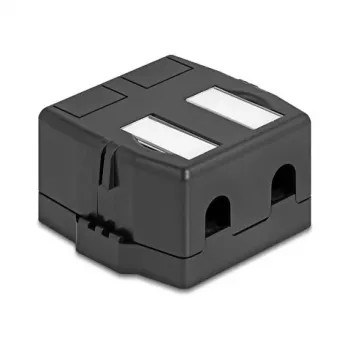 Snap-in frame DeLOCK 85842 Plastic Black 545x573x324mm