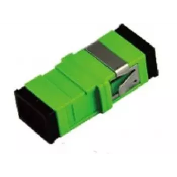 Extralink SC/APC Adapter, Single Mode, Simplex, No Flange, Green
