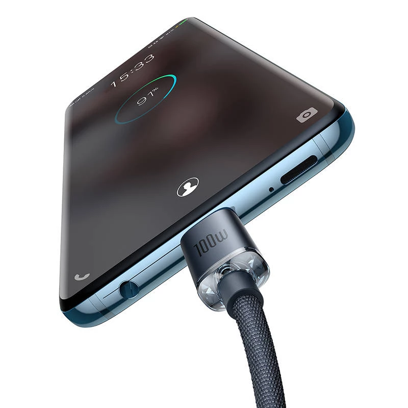 USB cable Baseus CAJY000701 2 m USB C Black 0.48 Gbit/s