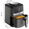 Tefal Easy Fry Silence EY551HE0 fryer Single 5 L Stand-alone Hot air fryer Black, Grey, Stainless steel