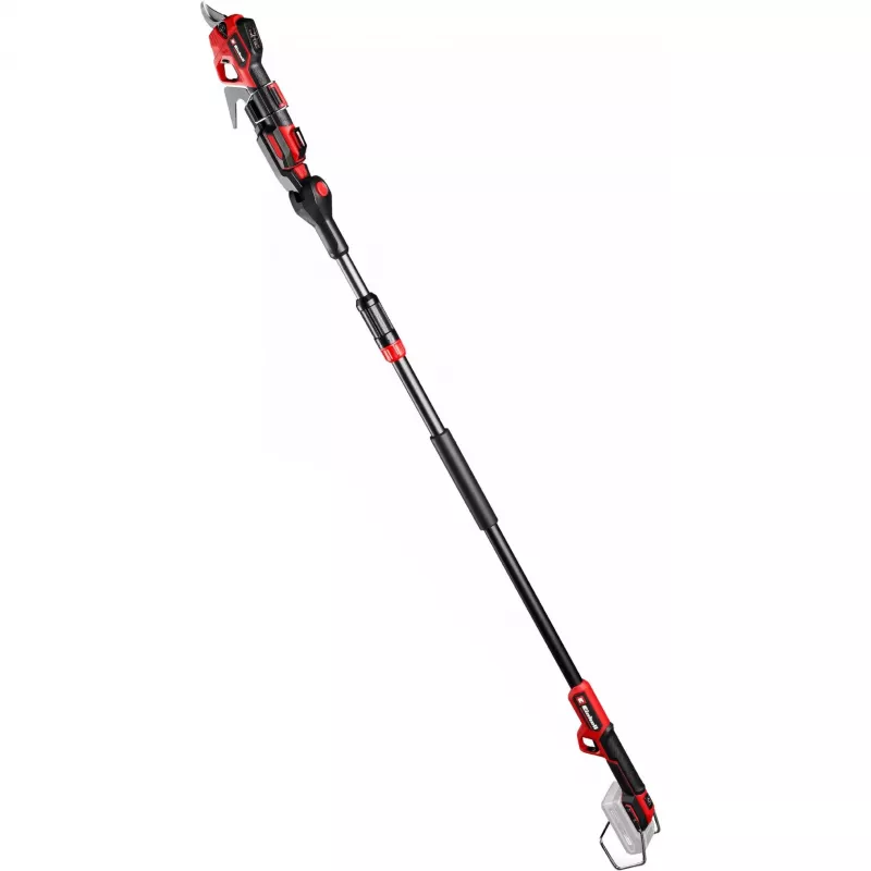 Pruning shears EINHELL GP-LS 18/28 Li T BL-Solo — cordless telescopic bypass pruner, 18 V, cutting capacity 2.8 cm, aluminium handle
