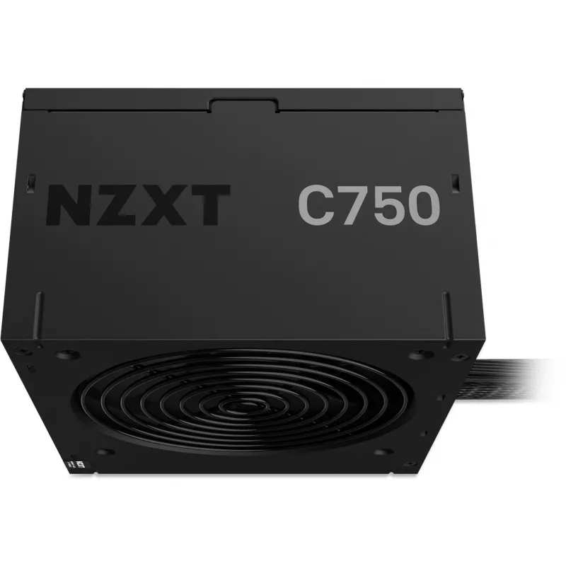 Power supply NZXT C750 Bronze 750 W, 24-pin ATX, 80 PLUS Bronze, 120 mm fan, Black