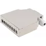 Distribution box ShiverPeaks BS07-65011 — 8-way metal enclosure with DIN rail, grey