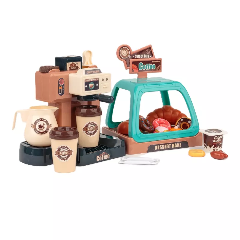 Extralink Toys Set Little Barista Ekspres Kawiarnia 40 EL.