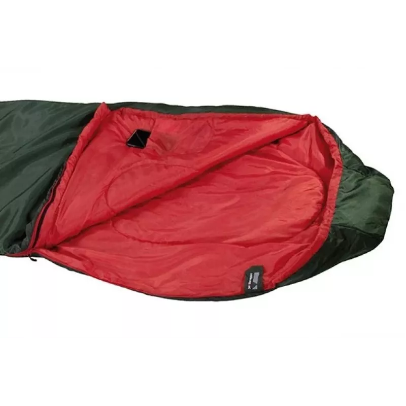 High Peak Lite Pak 1200 Mummy sleeping bag Polyester Green, Red 23263