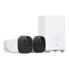 Eufy Security, eufyCam 2 Pro Wireless Home Security Camera System, 365-Day Battery Life, HomeKit Compatibility, 2K Resolution, IP67 Weatherproof, Night Vision, 2-Cam Kit, No Monthl
