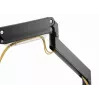 Desk monitor mount GEMBIRD MA-DA3-03, 3-arm, gas spring, VESA 75–100x100, supports 3 displays up to 27 inch, max 18 kg, black
