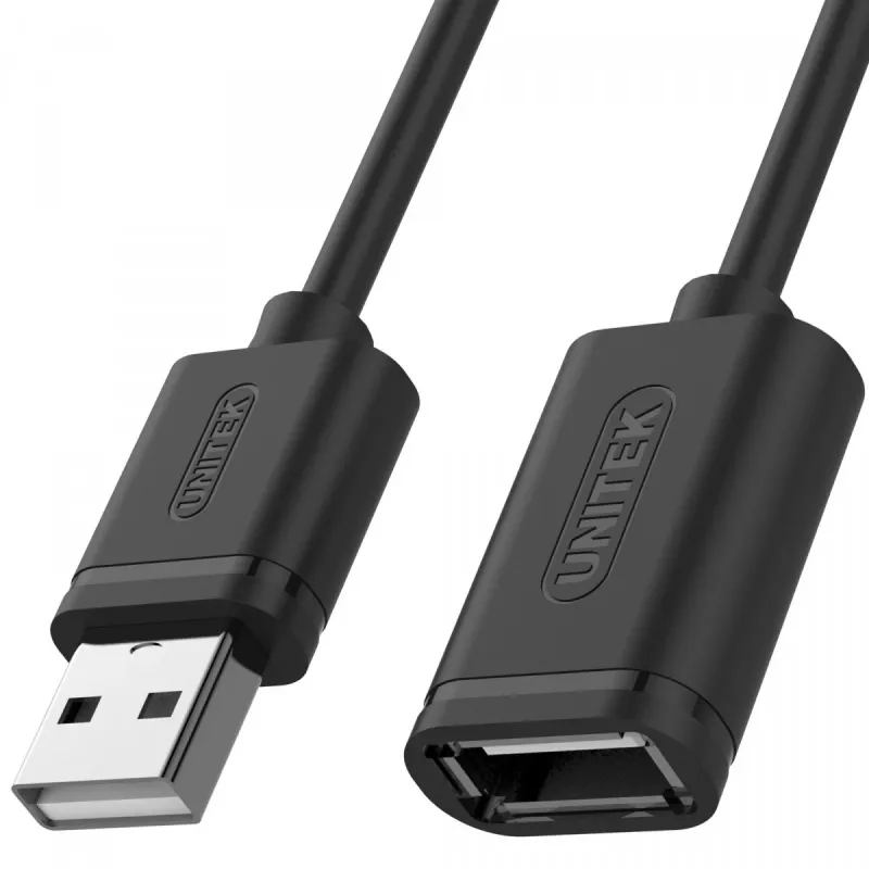 Cable Extension Cable Unitek Y-C428GBK USB 2.0, Am-af,
