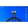DisplayPort cable SAVIO CL-166 2 m Black — DisplayPort 1.4, male-to-male, gold-plated contacts