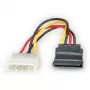 ROLINE Adapter Cable 4 pol. HDD / SATA, Angled (11.03.1061)