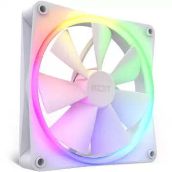 NZXT F140 RGB 140mm White Single Fan