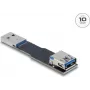 Gender changer cable DELOCK 67420 — USB Type-A to Type-A, black