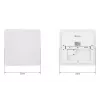 Ceiling light Tellur Tellur WiFi LED 24W Square — 24W LED, square ceiling fixture, WiFi control