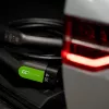 Electric vehicle charging cable Green Cell EV13 Black Type 2 5m