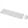 Logitech MK950 Signature Slim Keyboard Mouse included Office RF Wireless + Bluetooth QWERTZ German Graphite White