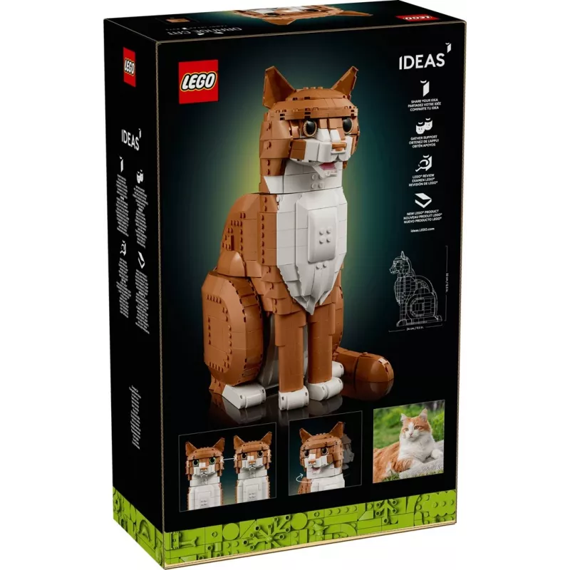 LEGO IDEAS 21376 Orange Cat