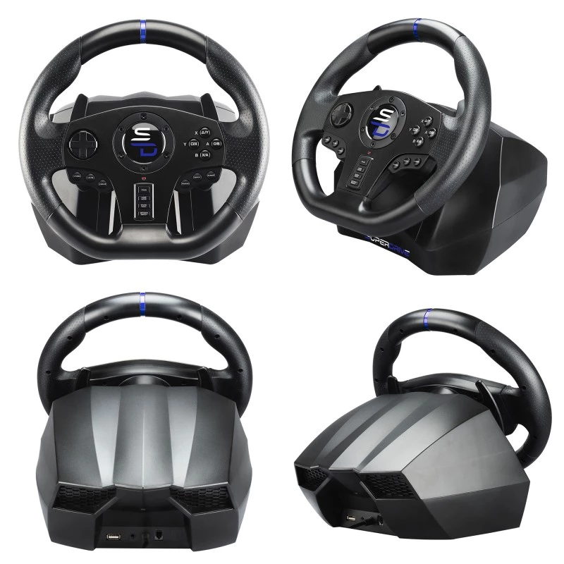 Steering Wheel + Pedals Subsonic SV750 Black 270° Rotation USB