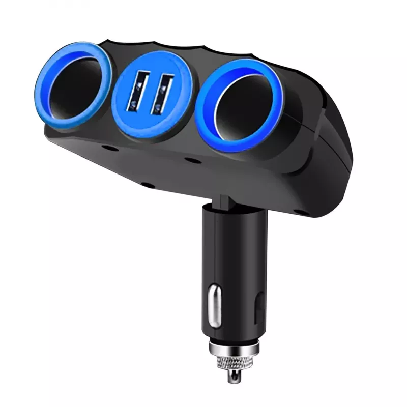 Vakoss TP-3268K 2xUSB Cigarette Lighter Socket Splitter