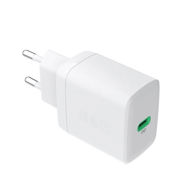Power adapter Green Cell PowerSource Solo30 30W White — USB-C charger, 30W output