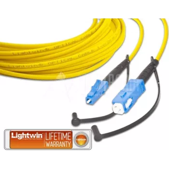 Lightwin LSP-09 LC-SC 2.0 Fibre Optic Cable 2 m OS2 Yellow (LSP-09 LC-SC 2.0)