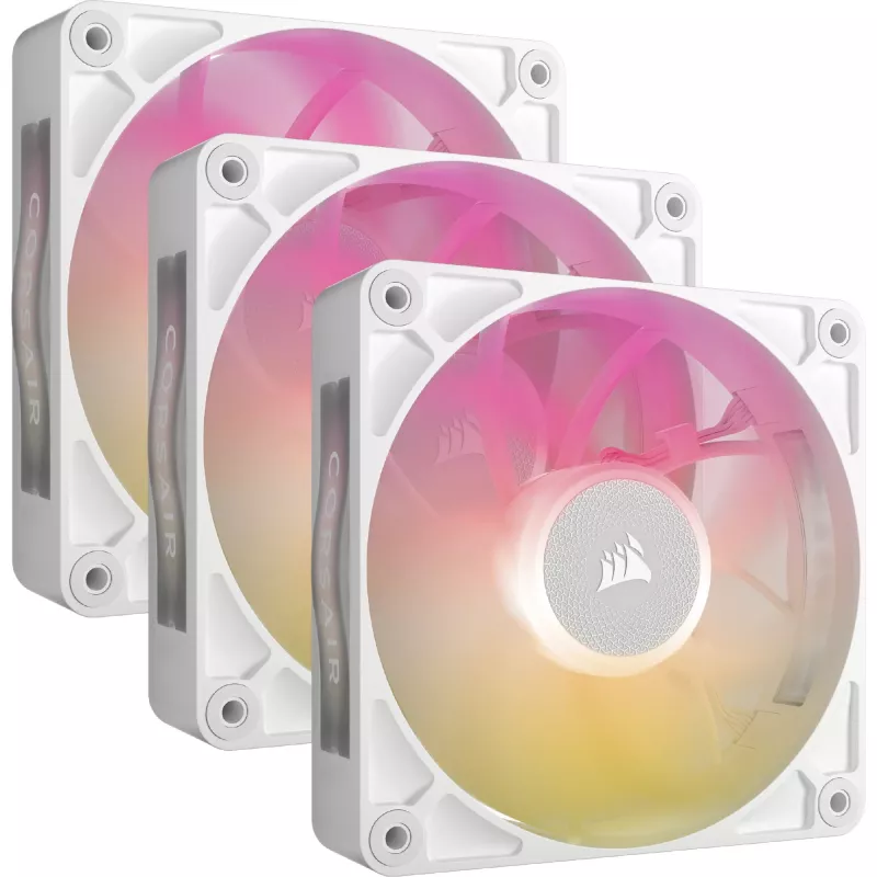 Fan Corsair iCUE LINK RX120 MAX RGB 12 cm White 3 pcs 400-2000 RPM