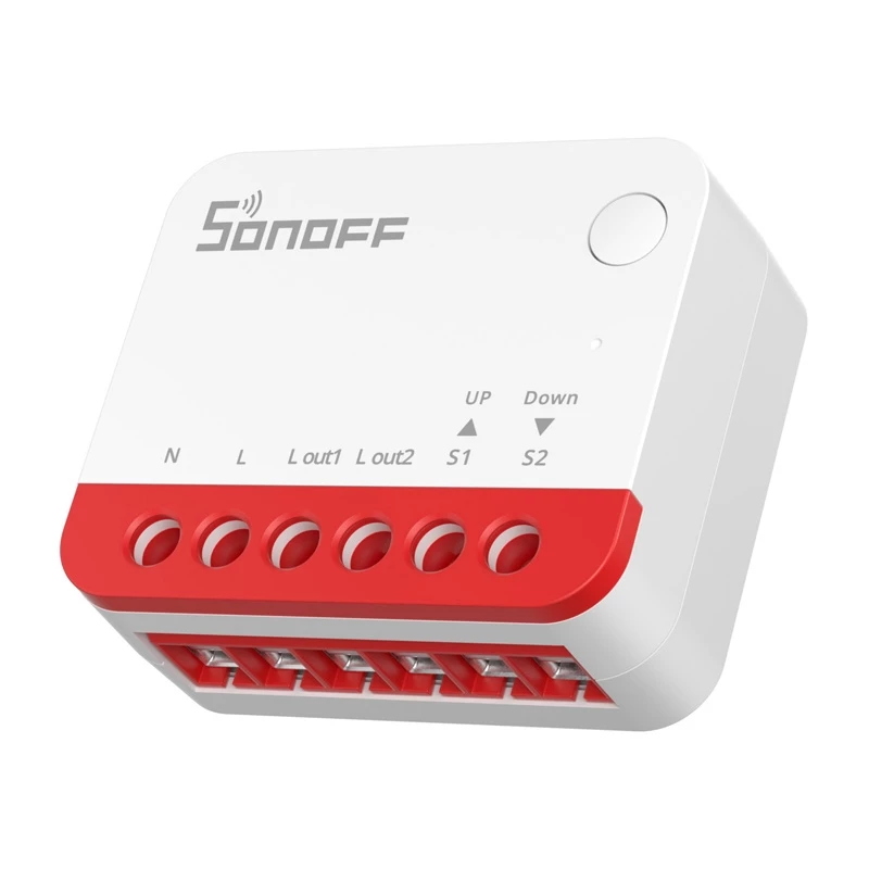 Smart switch Sonoff MINI-ZBRBS ZigBee compatible mini size for in-wall installation, low-profile relay