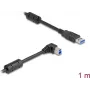DeLOCK USB Cable Type-A male to Type-B male 90° right angled 1 m