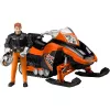 Bruder Snowmobile with driver