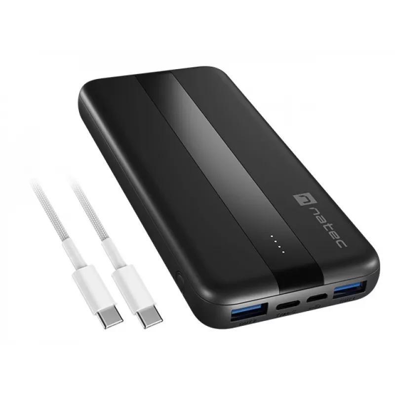 NATEC TREVI SLIM Q V2 Lithium Polymer (LiPo) 10000 mAh Black