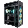 InWin Modfree Deluxe Big-Tower Tempered Glass - black