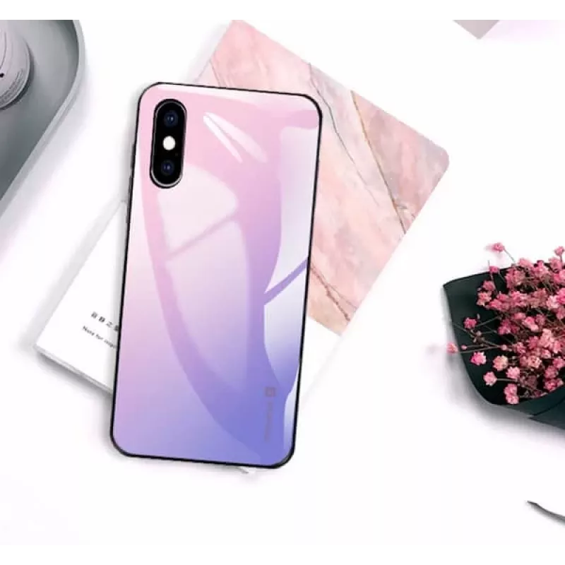Protective phone case Evelatus for Samsung A20 — Gradient Glass 3, Under Water design