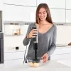 Immersion blender Black & Decker BXHBA1500E — 1500 W hand blender with stainless steel shaft, 20 speeds, chopper, whisk, pulse