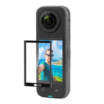 Tempered Glass Screen Protector Puluz PU976T for Insta360 X4/X5 — Scratch Resistant