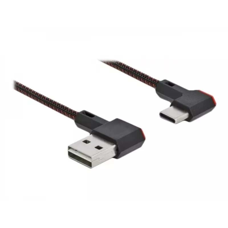 USB Cable DeLOCK EASY-USB 2.0 Type-A Male to Type-C Male 0.5m Black