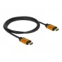 HDMI Cable DeLOCK 85728 1.5m Type A Black Gold