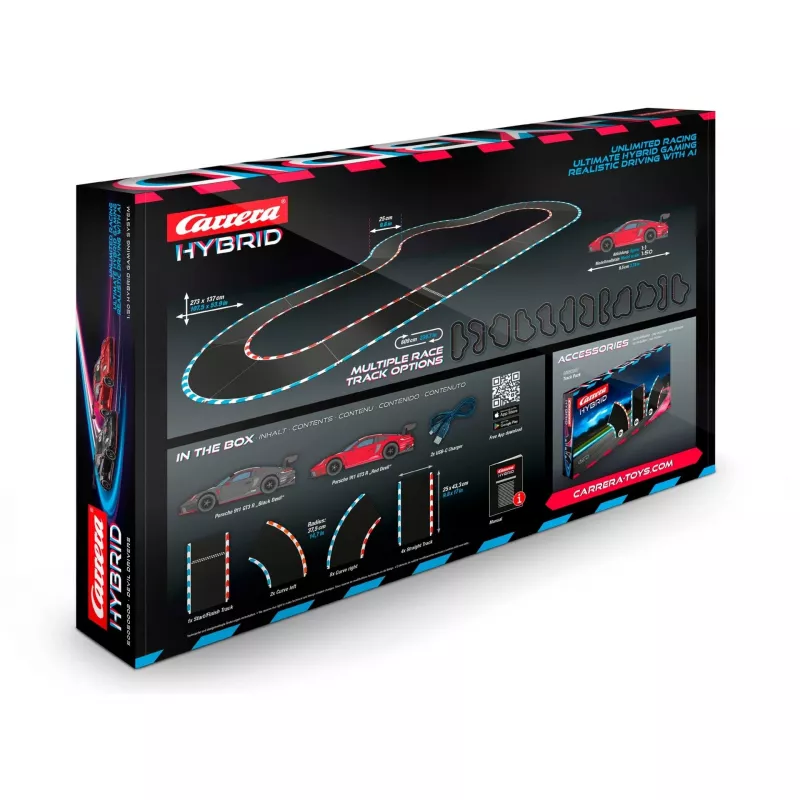 Racing vehicle & track set Carrera 50050002 Black Blue Yellow 12+