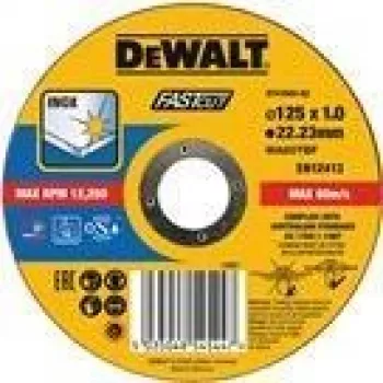 DeWALT DT43902-QZ - Cutting Disc - for Metall, Beton - 125 mm (DT43902-QZ)