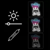 Neon Lights MANTA SNL114MT Bulldog with Glasses neon sign