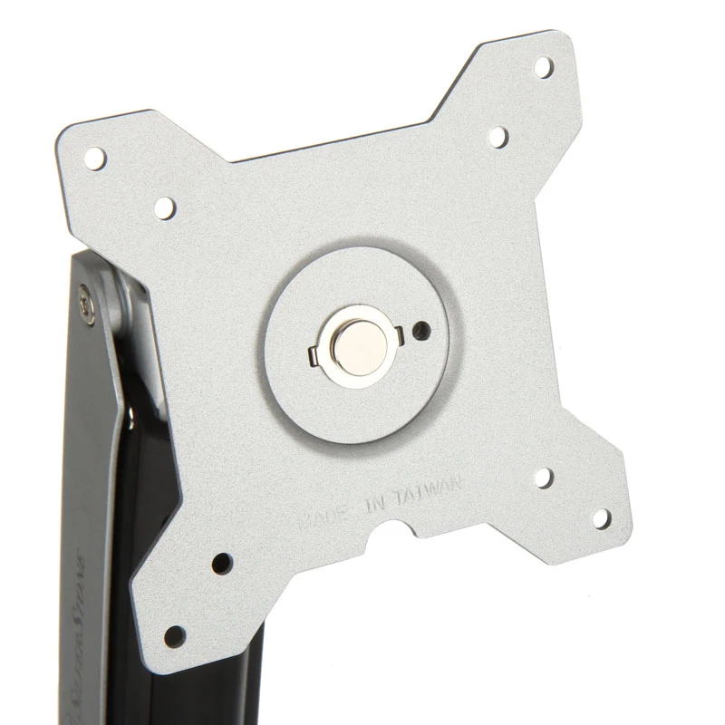 SilverStone SST-ARM22SC Dual Monitor Mount - Silver